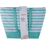 ALPINA - Striped Beach Bag 49.3x16x34 Cm (Turquoise / White) - (8711252557731_TURQUOISE)
