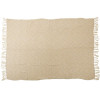 Articasa Arti Casa - Cotton Herringbone Blanket 130x170 Cm (Beige / White) - (871125230194)