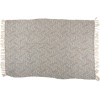 Articasa Arti Casa - Cotton Herringbone Blanket 130x170 Cm (Black / White) - (871125230195)