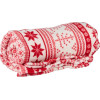 Articasa Arti Casa - Flannel Christmas Blanket 150x200 Cm (Red) - (8711252568423_RED)