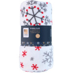 Articasa Arti Casa - Flannel Christmas Blanket 150x200 Cm (White) - (8711252568423_WHITE)
