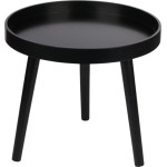 Articasa Arti Casa - Round Coffee Table For Living Room 40x36 Cm (Black) - (871125200873)