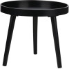 Articasa Arti Casa - Round Coffee Table For Living Room 40x36 Cm (Black) - (871125200873)