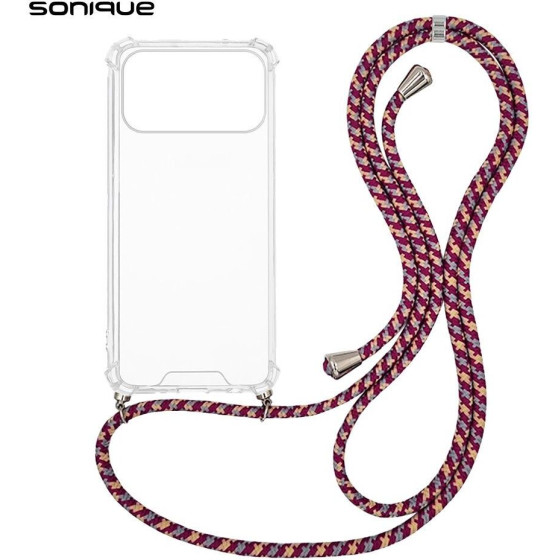 Sonique ���� ��������� �� ������� Armor Clear Apple Iphone 17 Pro Rainbow �������