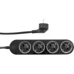 Shelly Smart 12A Power Strip 4 Gen4 Zigbee/Matter ����� - (PS4Gen4B)