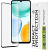 Techsuit - 111D Full Cover / Full Glue Glass - Honor X5c Plus - Black