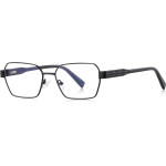 Techsuit - Anti-Blue Light Glasses Reflex Pc (3161) - For Women, Rectangle, Metal Frame, Ac Lens - Black