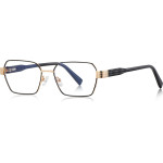 Techsuit - Anti-Blue Light Glasses Reflex Pc (3161) - For Women, Rectangle, Metal Frame, Ac Lens - Gold/Black