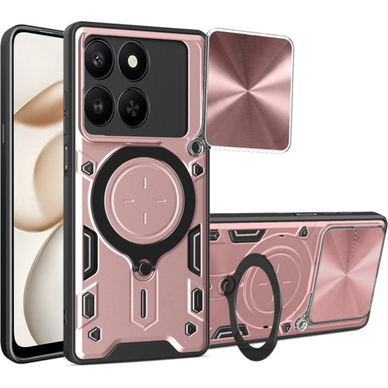 Techsuit - Camguard Pro - Honor 400 Smart 5G / 400 Smart 4G / X7d 4G - Rose Gold