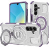Techsuit - Carbon Shield Pro - Samsung Galaxy A16 4G / A16 5G - Purple Transparent