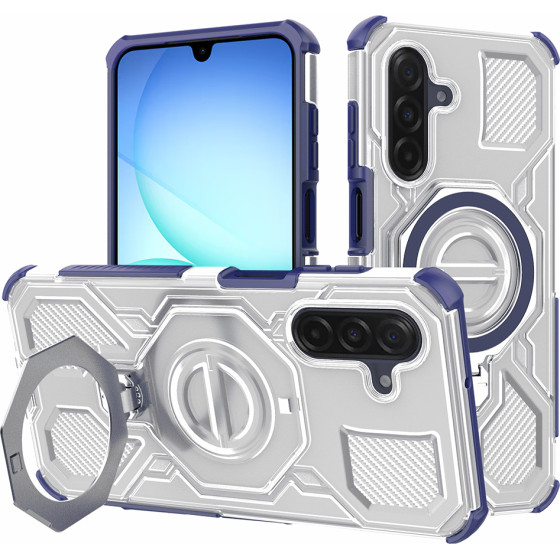 Techsuit - Carbon Shield Pro - Samsung Galaxy A17 5G / A17 4G - Blue Transparent
