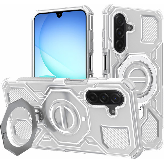 Techsuit - Carbon Shield Pro - Samsung Galaxy A17 5G / A17 4G - White Transparent