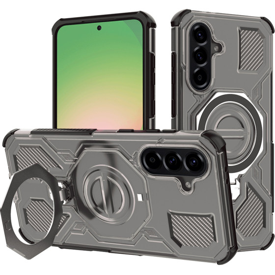 Techsuit - Carbon Shield Pro - Samsung Galaxy A56 5G - Smoke Black