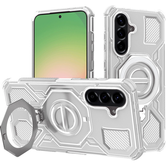 Techsuit - Carbon Shield Pro - Samsung Galaxy A56 5G - White Transparent