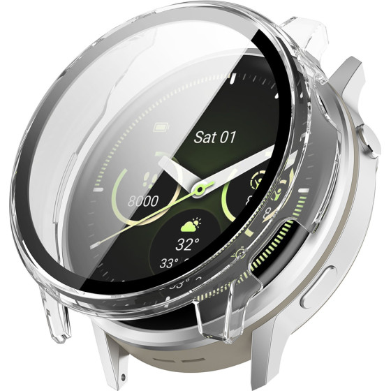 Techsuit - Defense360 Pro + Screen Protector - Garmin Venu 4 45mm - Clear