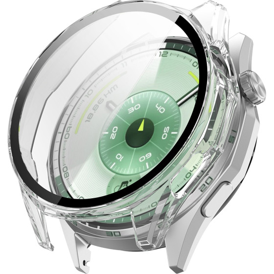 Techsuit - Defense360 Pro + Screen Protector - Huawei Watch Gt 6 46mm - Clear