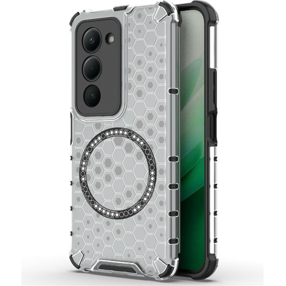 Techsuit - Honeycomb Shield Magsafe - Xiaomi Redmi 15 4G / Redmi 15 5G - White