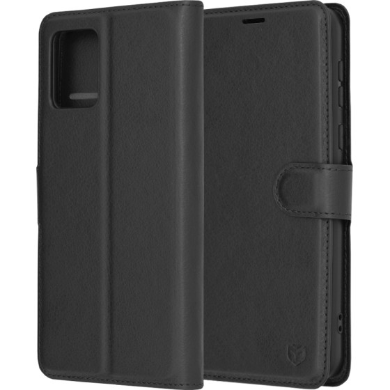 Techsuit - Leather Folio - Motorola Moto E13 - Black