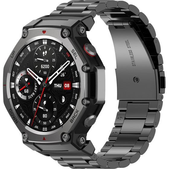 Techsuit - Watchband (W010) - Amazfit T-Rex 3 - Black