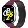 Techsuit - Watchband (W016) - Xiaomi Smart Band 9 Pro / 8 Pro / Redmi Watch 4 / Watch 5 - Wine Red / Black