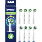 Oral-B Crossaction Electric Toothbrush Replacement Heads 8pCs White - (80711280)