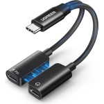 Ugreen CM821 USB-C �� 2x USB-C ����� - (45800)