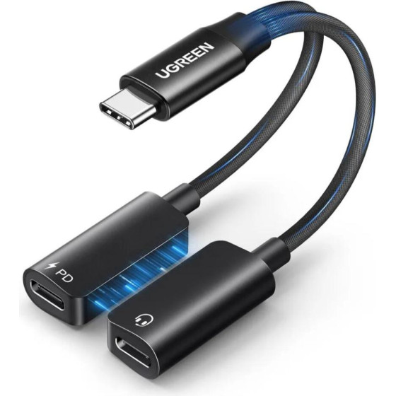 Ugreen CM821 USB-C �� 2x USB-C ����� - (45800)