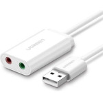 Ugreen External Usb Audio Card 15cm White - (30143)
