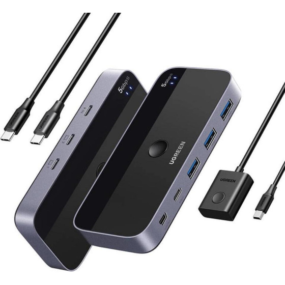 Ugreen Usb 3.0 Sharing Switch CM687 2 In 4 Out - (25098)