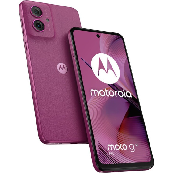 Motorola Moto g55 5G 16.5 Cm (6.49'') Dual Sim Android 14 Usb Type-C 8 Gb 256 Gb 5000 Mah Purple - (PB5U0008PL)