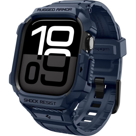 Spigen Rugged Armor ''PRO'' V2 Apple Watch 10 / 11 (42 MM) Navy Blue - (ACS10495)