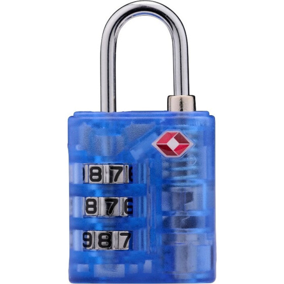 Dunlop - Tsa Combination Lock For Suitcase / Luggage (Blue) - (8711252102795_BLUE)