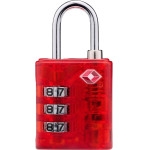 Dunlop - Tsa Combination Lock For Suitcase / Luggage (Red) - (8711252102795_RED)