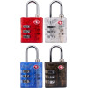 Dunlop - Tsa Combination Lock For Suitcase / Luggage (Red) - (8711252102795_RED)