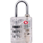 Dunlop - Tsa Combination Lock For Suitcase / Luggage (White) - (8711252102795_WHITE)
