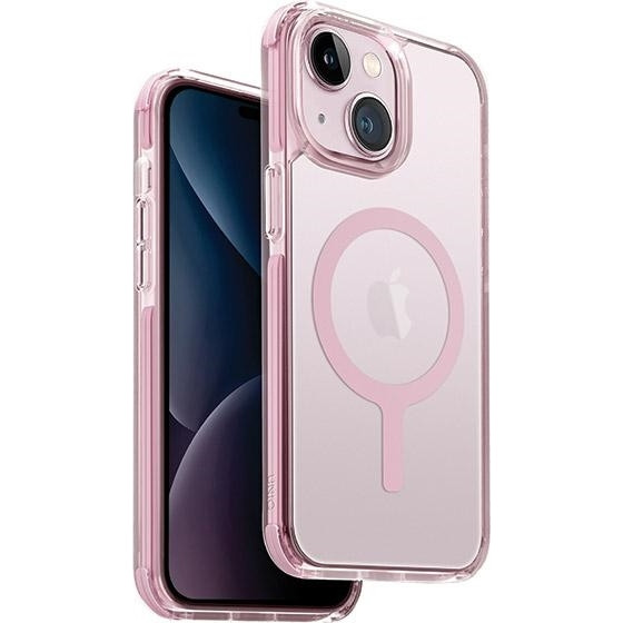 UNIQ Combat Magclick Charging Case For Iphone 15 / 14 / 13 - Pink 8886463687550 - (Uni001116-0)
