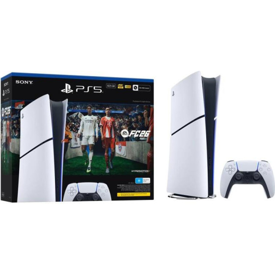 Sony Playstation 5 Slim 825GB Digital Edition & Ea Sports Fc 26 Bundle - (711719021926)