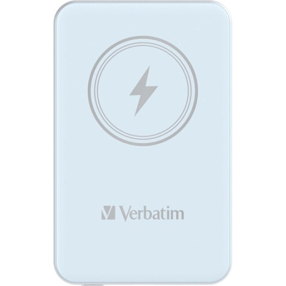 Verbatim Charge 'n' Go Magnetic Wireless Power Bank 5000 mAh Blue - (32242)