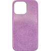 Vivid Glitter Shine Plastic Hard Case Apple iPhone 15 Pro Max Purple - (CS-FSHN GLT 4-2403005)