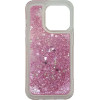 Vivid Liquid Glitter Case Apple iPhone 15 Pro Pink - (CS-FSHN GLT 5-2403005)