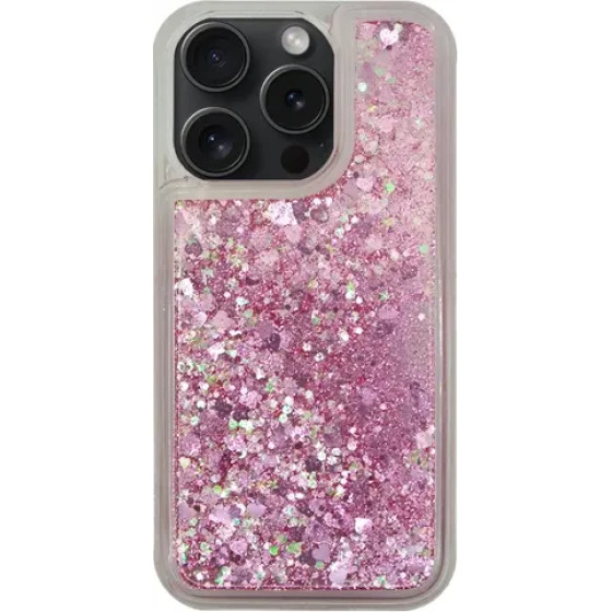 Vivid Liquid Glitter Case Apple iPhone 15 Pro Pink - (CS-FSHN GLT 5-2403005)