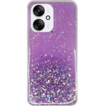 Vivid Liquid Glitter Case Redmi 13C Purple/Multicolor - (CS-FSHN GLT 6-2403006)