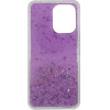 Vivid Liquid Glitter Case Redmi 13C Purple/Multicolor - (CS-FSHN GLT 6-2403006)