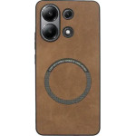 Vivid Magsafe Wooden Pattern Case Redmi Note 13 4G Brown - (CS-OFFC Case 4-2403001)