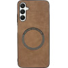 Vivid Magsafe Wooden Pattern Case Samsung Galaxy A25 5G Brown - (CS-OFFC Case 4-2403004)