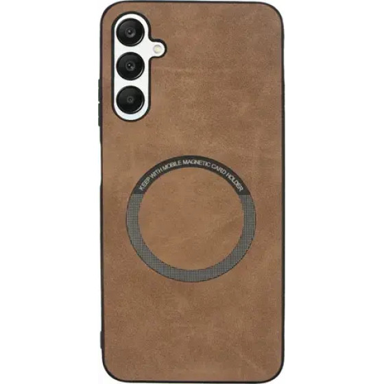 Vivid Magsafe Wooden Pattern Case Samsung Galaxy A25 5G Brown - (CS-OFFC Case 4-2403004)