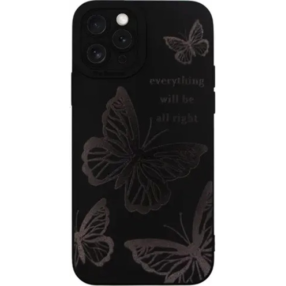 Vivid Silicone Case Apple iPhone 15 Pro Butterfly - (CS-BURF-2403012)