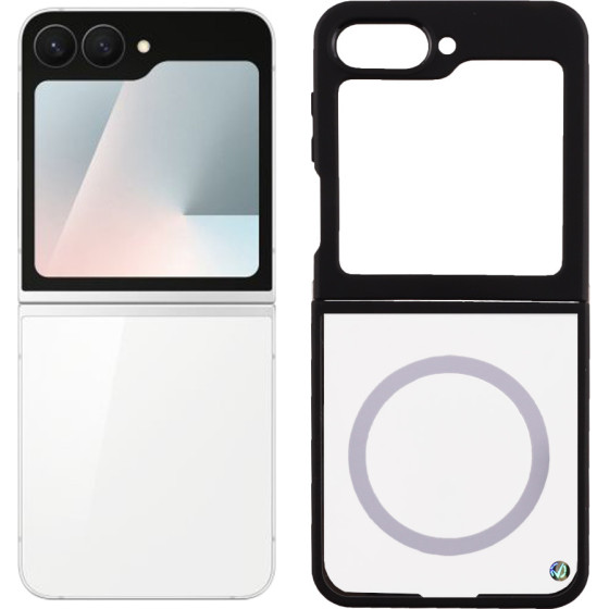 Volte-Tel ���� Samsung Z Flip 7 Fe 5G F761 6.7'' Magsafe Back Cover Tpu Camera Guard BLACK