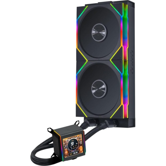 Lian Li Galahad Ii Lcd 280 Tl Wireless Black - Aio Water Cooler - AM5/AM4 - Lga 1851/1700/1200/115x - (G89.GA2ALCD28TLB.00)