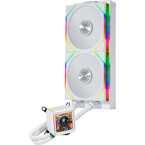 Lian Li Galahad Ii Lcd 280 Tl Wireless White - Aio Water Cooler - AM5/AM4 - Lga 1851/1700/1200/115x - (G89.GA2ALCD28TLW.00)